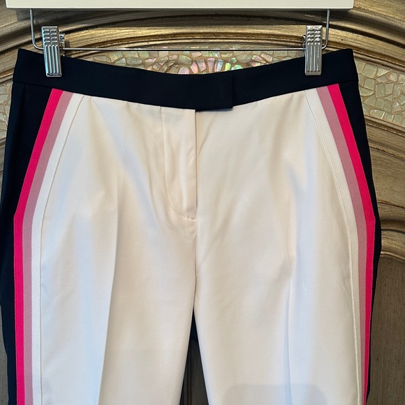 G/FORE White Pants with Pink and Black Stripes - Picture 3 of 8